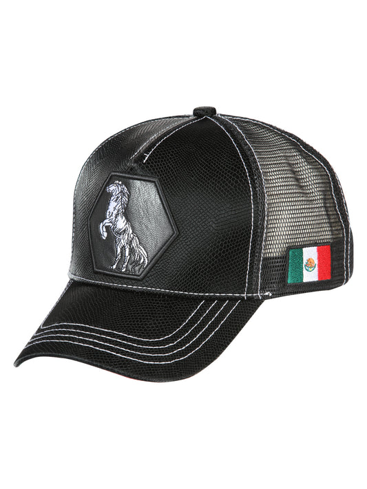 El General Horse Trucker Hat- Black