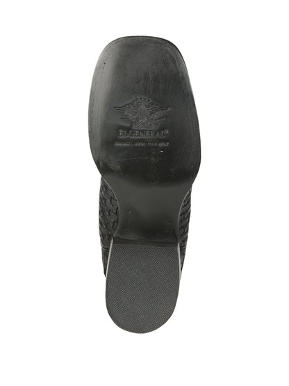 El General Womens Rodeo Petatillo Boots - Black 44856
