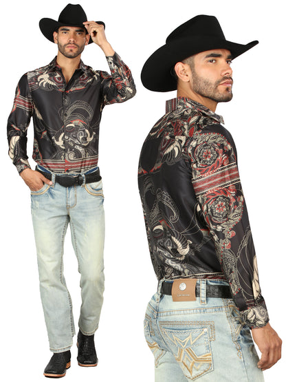 Centenario Mens Denim Boot cut Jeans with Embroidered Details -Light Blue