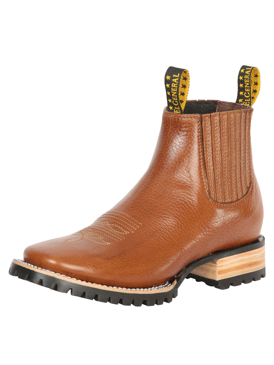 El General Mens Classic Ankle Boots - Brown