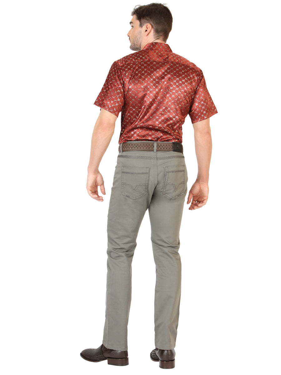 Centenario Mens Slim Fit Denim Pants - Grey 45541