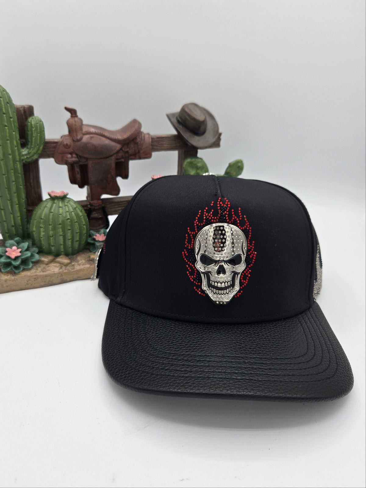 Lamasini Calavera de Fuego Gorra Hat