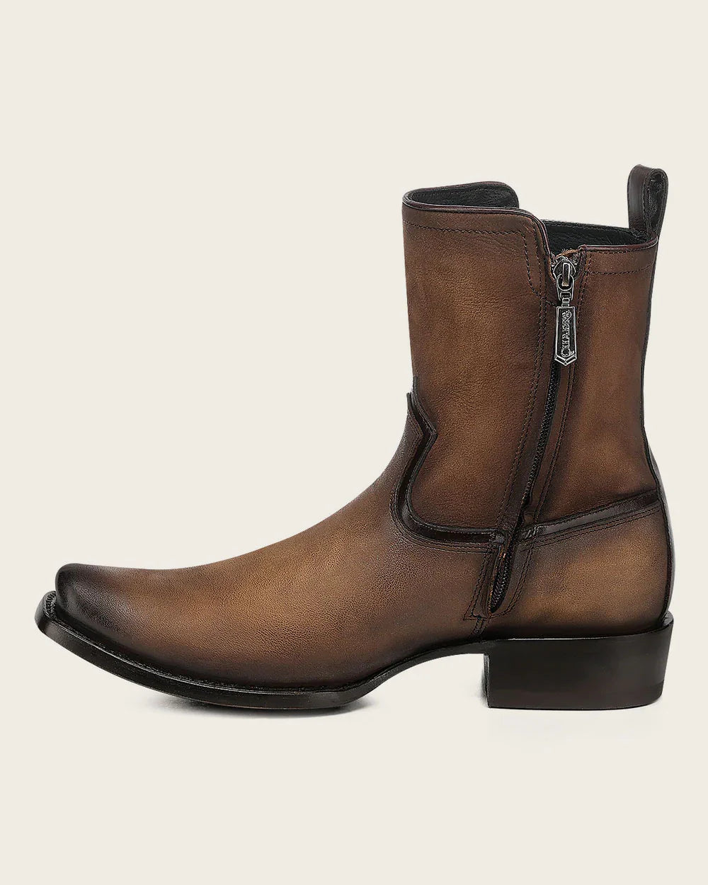 Cuadra Mens Urban Bovine Ankle with Vintage Finish - Honey