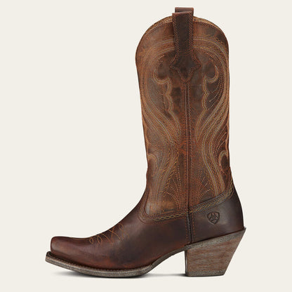 Ariat Womens Lively Western Cowboy Boot - Sassy Brown