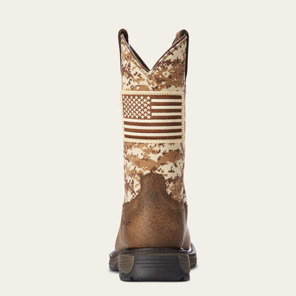Ariat Mens Workhog Patriot Work Boot - Earth 10023100