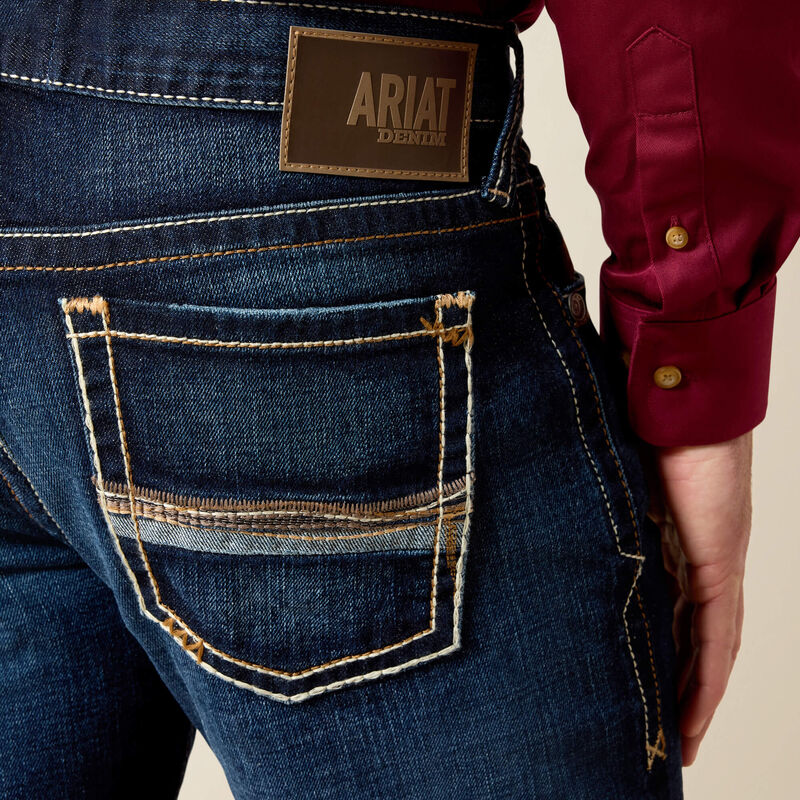 Ariat Mens M7 Rocker Concord Stretch Stackable Straight Leg Jean - Tanner Dodge