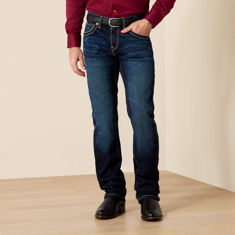 Ariat Mens M7 Rocker Concord Stretch Stackable Straight Leg Jean - Tanner Dodge