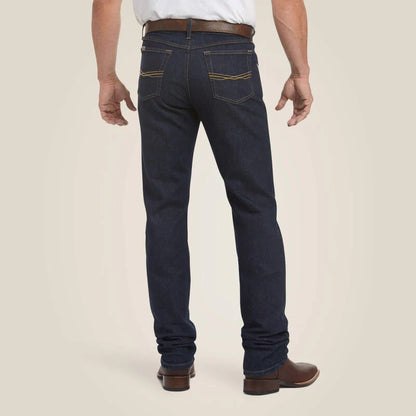 Ariat Mens M1 Vintage Stretch Legacy Stackable Straight Leg Jean -Abraded Rinse
