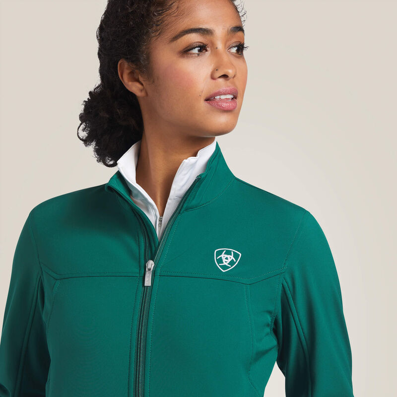 Ariat Womens Classic Team Softshell MEXICO Jacket - Green