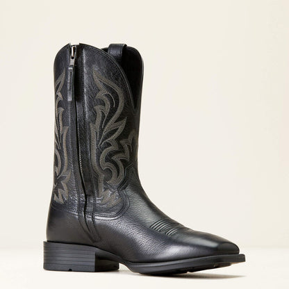 Ariat Mens Slim Zip Ultra Western Boot - Black Deertan 10046852