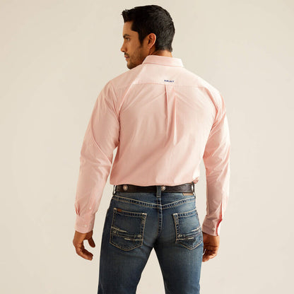 Ariat Mens Pro Series Team Gerson Fitted Shirt - Orange
