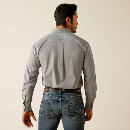 Ariat Mens Team Gareth Fitted Shirt - Beige