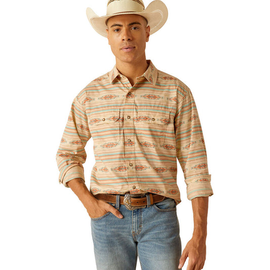 Ariat Mens Hezekiah Retro Fit Shirt - Cocoon