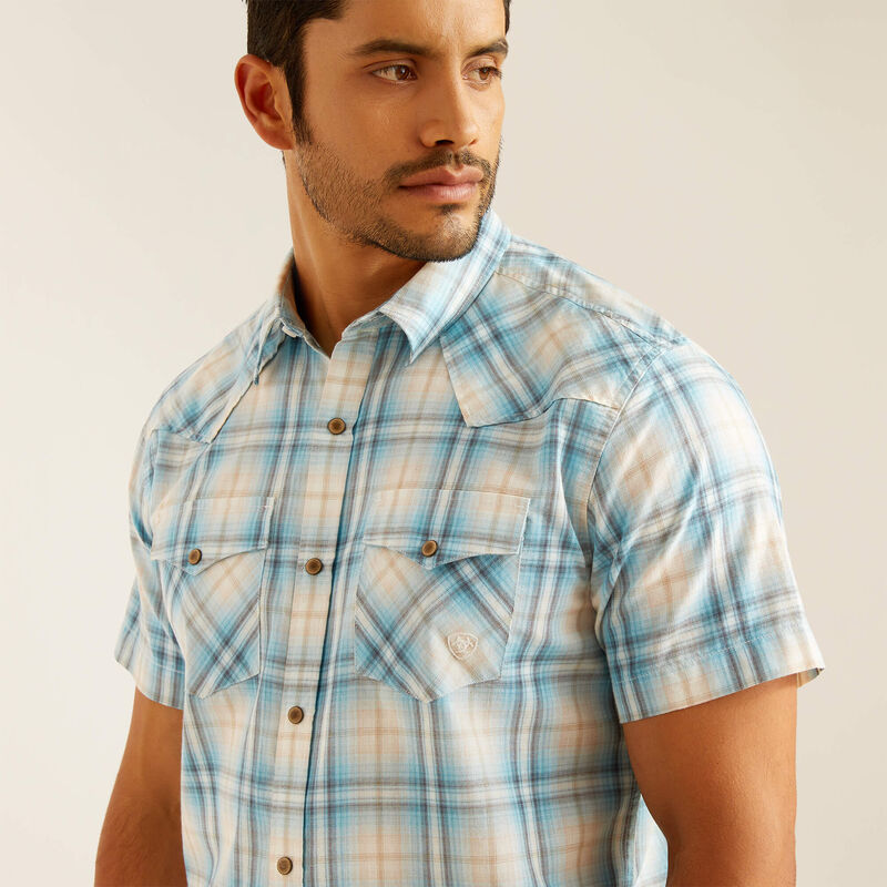 Ariat Mens Harold Retro Fit Shirt - Egret
