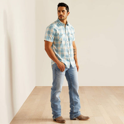 Ariat Mens Harold Retro Fit Shirt - Egret