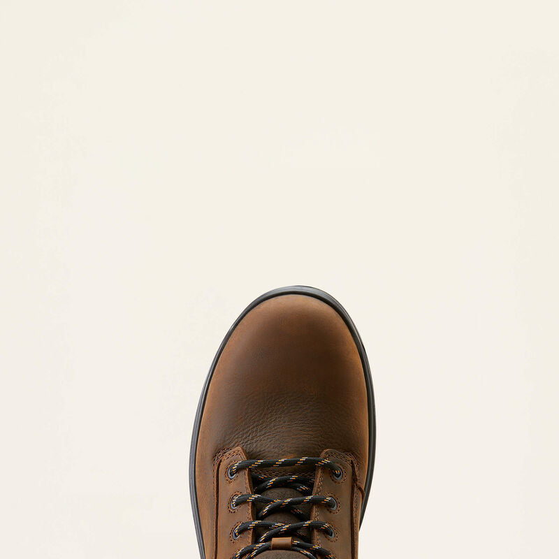 Ariat Mens Turbo 8" Waterproof Work Boot - Rich Brown 10050843