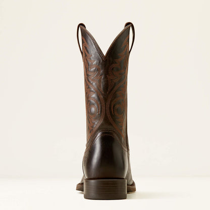Ariat Mens Sport Herdsman Cowboy Boot - Burnished Chocolate 10050990