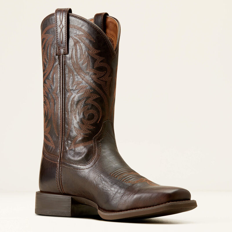 Ariat Mens Sport Herdsman Cowboy Boot - Burnished Chocolate 10050990