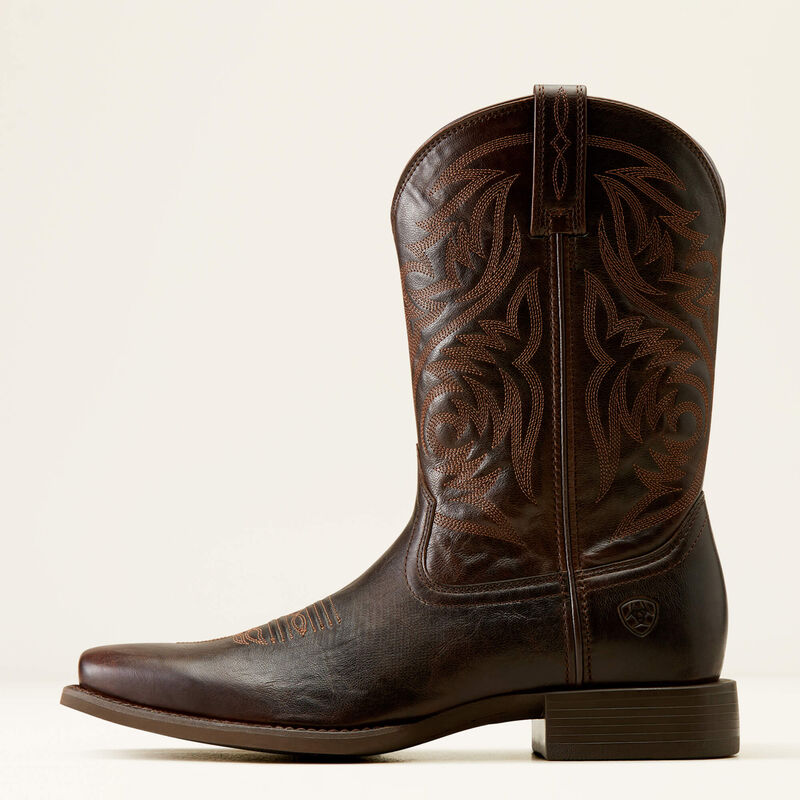 Ariat Mens Sport Herdsman Cowboy Boot - Burnished Chocolate 10050990