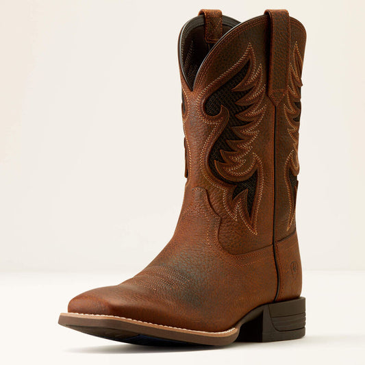 Ariat Mens Cowpuncher VentTEK Cowboy Boot - Brown Oiled Rowdy 10051035