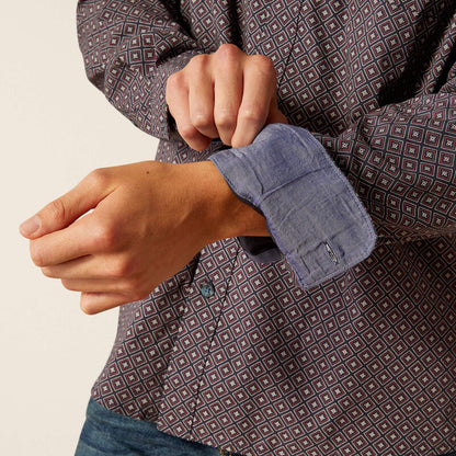 Ariat Mens Mattie Modern Fit Shirt - Parisian Night