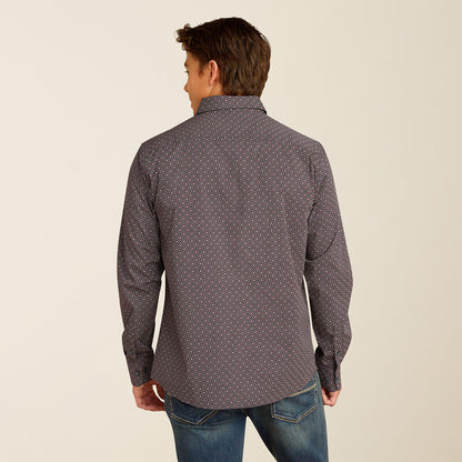 Ariat Mens Mattie Modern Fit Shirt - Parisian Night