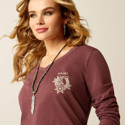 Ariat Womens Fine Boots and Denim T-Shirt