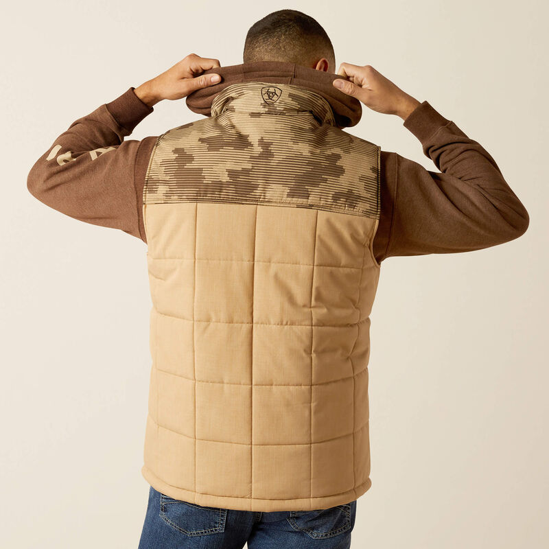Ariat Mens Crius Insulated Vest - Cornstalk Heather