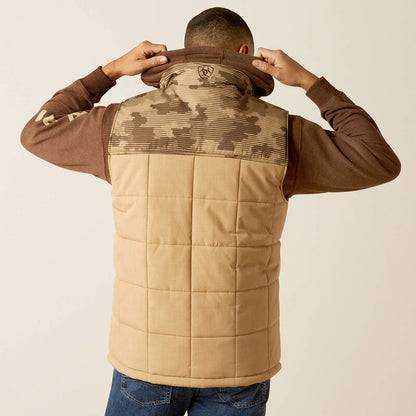 Ariat Mens Crius Insulated Vest - Cornstalk Heather