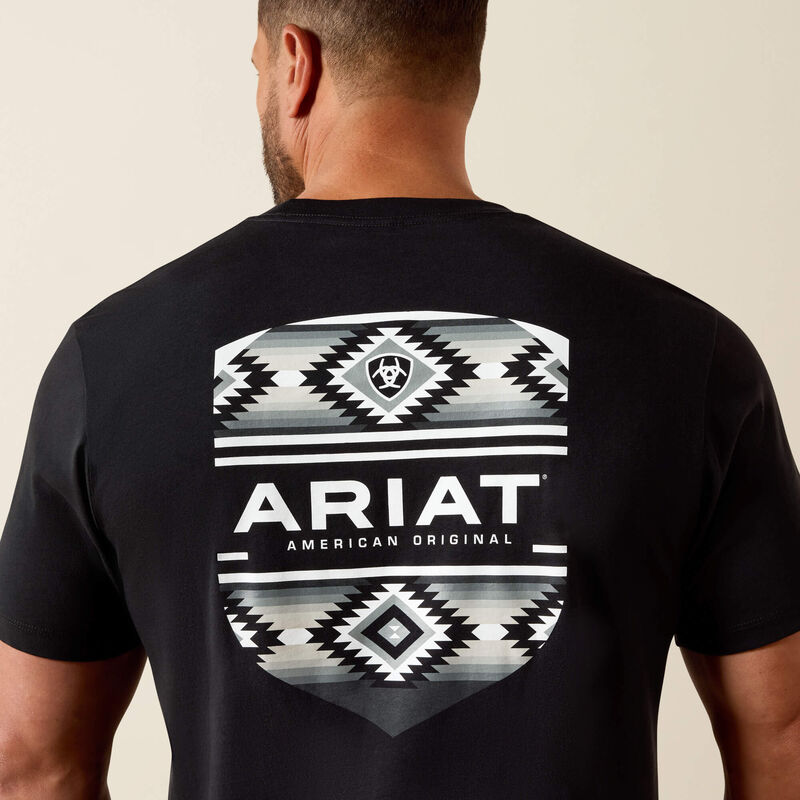Ariat Mens Canyon Aztec Shield Classic Fit T-Shirt