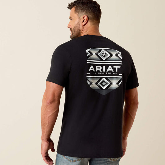 Ariat Mens Canyon Aztec Shield Classic Fit T-Shirt