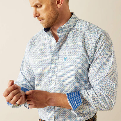 Ariat Mens Wrinkle Free Baker Classic Fit Shirt