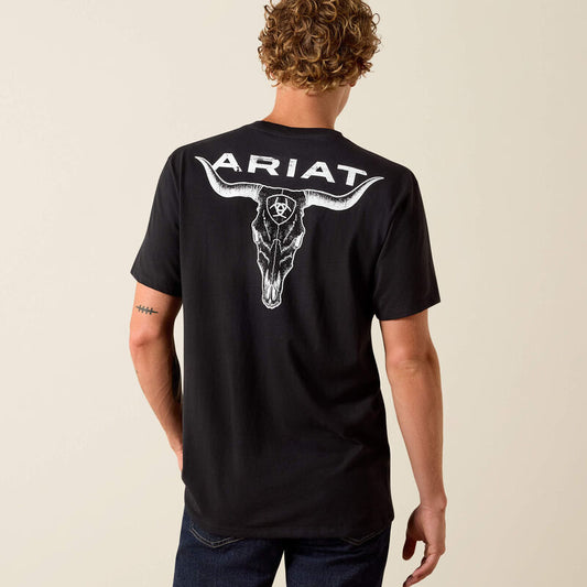 Ariat Mens Stipple Steer Classic Fit T-Shirt