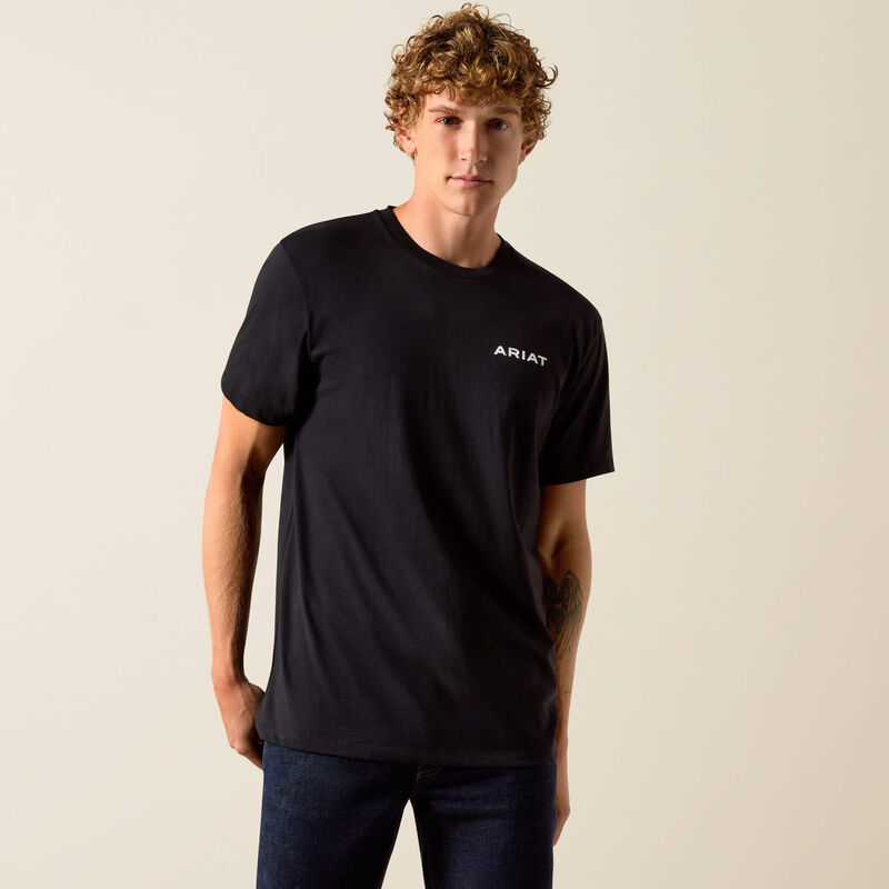 Ariat Mens Stipple Steer Classic Fit T-Shirt
