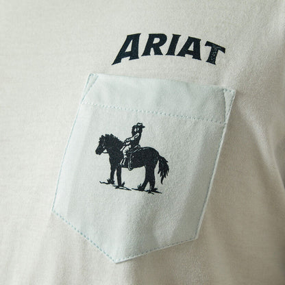 Ariat Mens Echo Valley T-Shirt - Quiet Tide