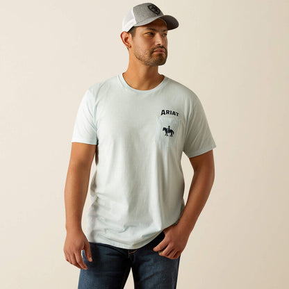 Ariat Mens Echo Valley T-Shirt - Quiet Tide