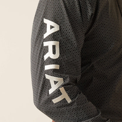 Ariat Mens Team Fowler Classic Fit Shirt - Black/White