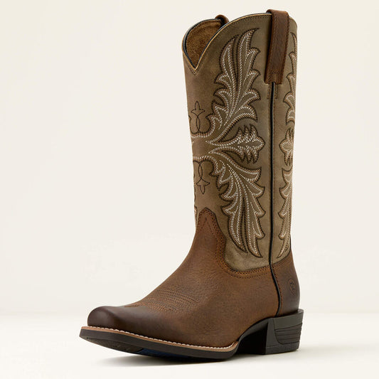 Ariat Mens Hustler Cowboy Boot - Earth|Brown Bomber