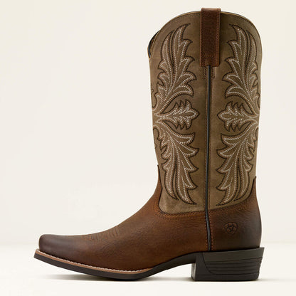 Ariat Mens Hustler Cowboy Boot - Earth|Brown Bomber