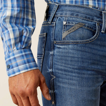 Ariat Mens M1 Vintage Deco Straight Leg Jean - Pismo