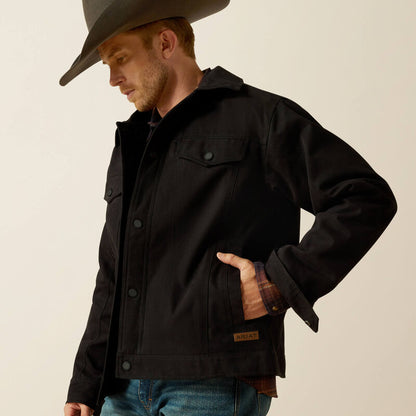 Ariat Mens  Canvas Rancher Jacket - Black