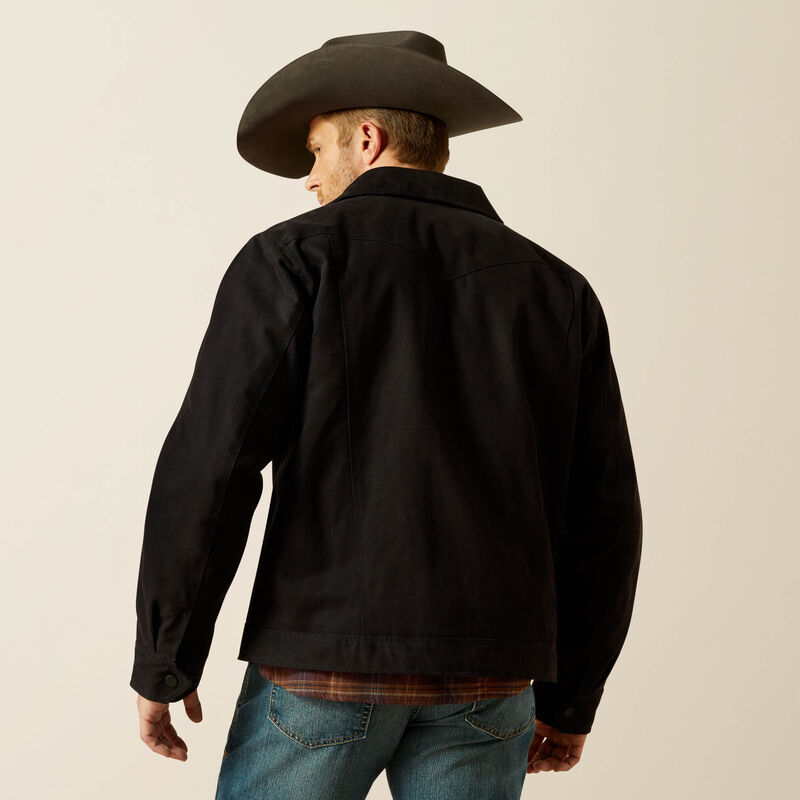 Ariat Mens  Canvas Rancher Jacket - Black