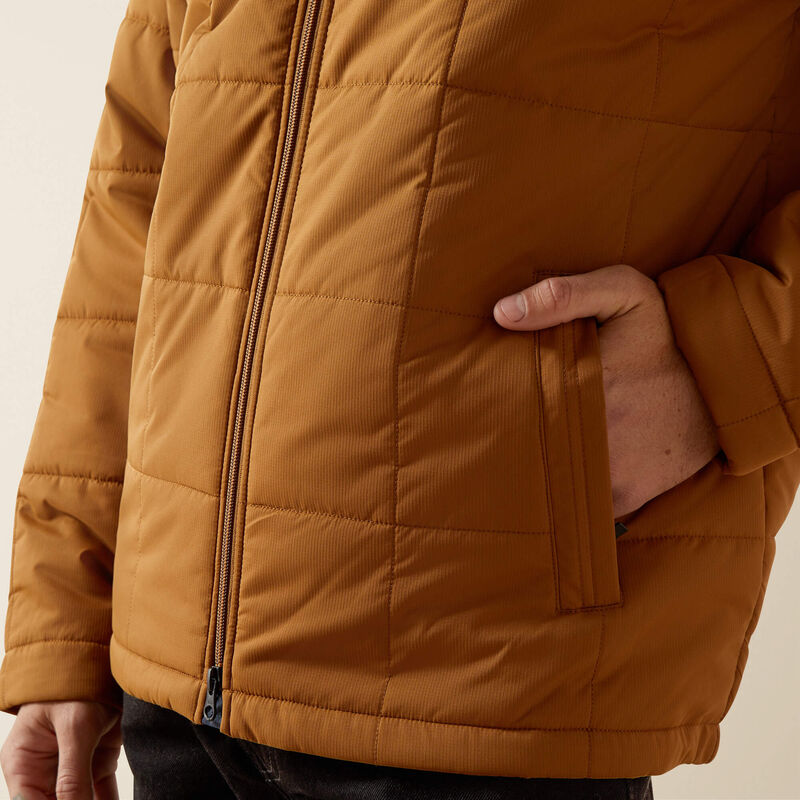 Ariat Mens  Crius Insulated Jacket - Blue Night|Almond Khaki