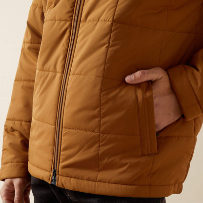 Ariat Mens  Crius Insulated Jacket - Blue Night|Almond Khaki