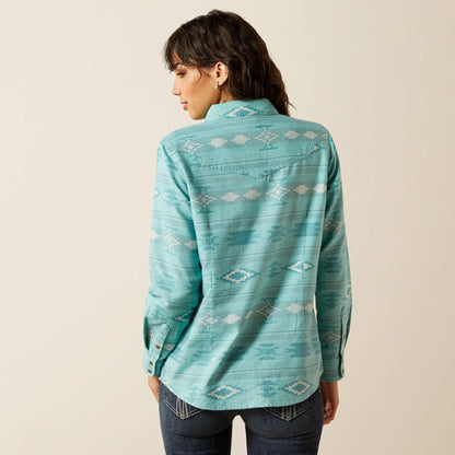 Ariat Womens Montana Western Shirt - Montana Blanket Jacquard