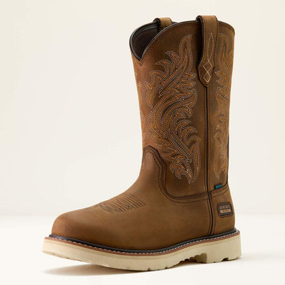 Ariat Mens Activator Argo Waterproof Round Toe Work Boot