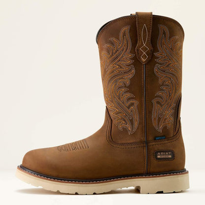 Ariat Mens Activator Argo Waterproof Round Toe Work Boot