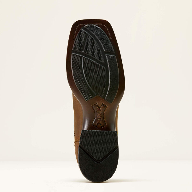 Ariat Womens Booker Chelsea Wide Square Toe - Distressed Brown