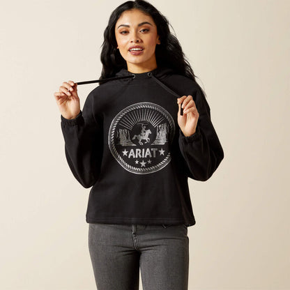 Ariat Womens Black Essential Hoodie - Black