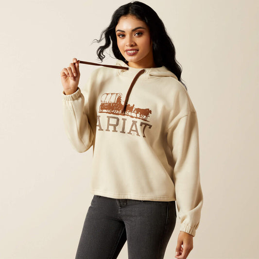 Ariat Womens Essential Hoodie - Oyster Grey